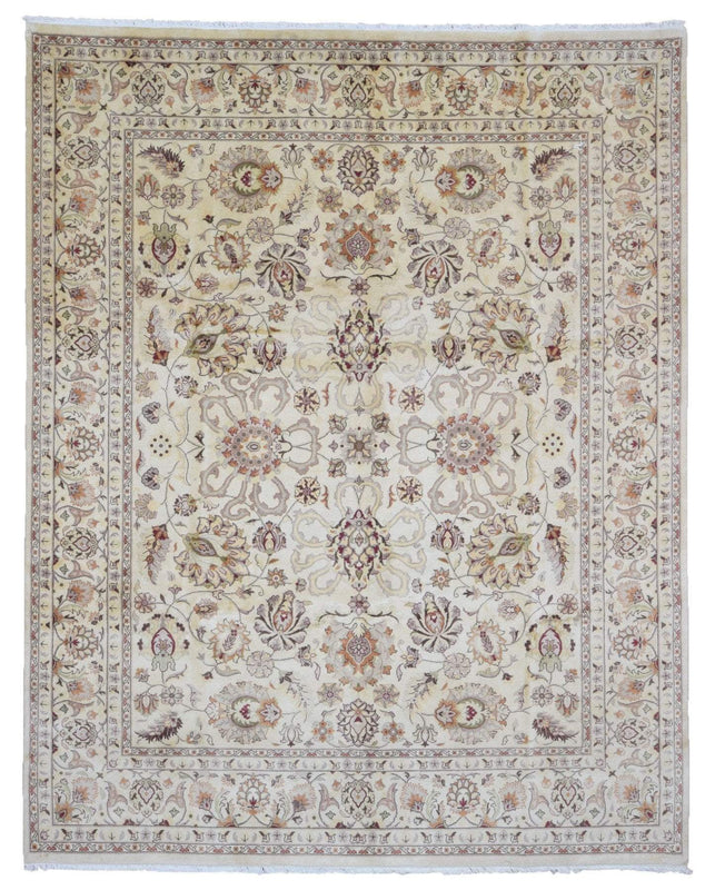Pakistani Rug Hand Knotted Oriental Rug Fine Kashan Large Oriental Rug 8'6x10'2