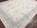 Pakistani Rug Hand Knotted Oriental Rug Fine Large Peshawar Area Rug 9'x11'9