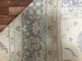 Pakistani Rug Hand Knotted Oriental Rug Fine Large Peshawar Area Rug 9'x11'9