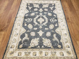 Pakistani Rug Hand Knotted Oriental Rug Fine Oriental Peshawar Rug 4'1X6'