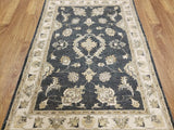 Pakistani Rug Hand Knotted Oriental Rug Fine Oriental Peshawar Rug 4'1X6'