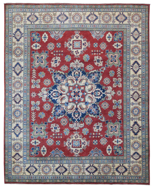 Pakistani Rug Hand Knotted Oriental Rug Fine Pakistan Kazak Area Rug 8'x9'10