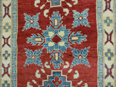 Pakistani Rug Hand Knotted Oriental Rug Fine Pakistan Kazak Large Oriental Rug 2'9x9'9