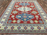 Pakistani Rug Hand Knotted Oriental Rug Fine Pakistan Kazak Large Oriental Rug 8'10x12'2