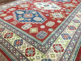 Pakistani Rug Hand Knotted Oriental Rug Fine Pakistan Kazak Large Oriental Rug 8'10x12'2