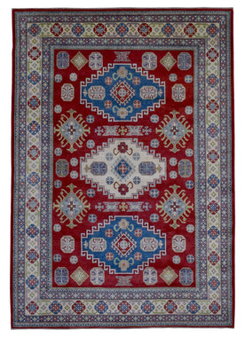 Pakistani Rug Hand Knotted Oriental Rug Fine Pakistan Kazak Large Oriental Rug 8'10x12'2