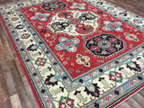 Pakistani Rug Hand Knotted Oriental Rug Fine Pakistan Kazak Large Oriental Rug 8'1X10'10