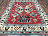 Pakistani Rug Hand Knotted Oriental Rug Fine Pakistan Kazak Large Oriental Rug 8'1X10'10