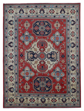 Pakistani Rug Hand Knotted Oriental Rug Fine Pakistan Kazak Large Oriental Rug 8'1X10'10