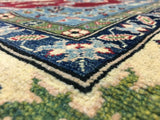 Pakistani Rug Hand Knotted Oriental Rug Fine Pakistan Kazak Large Oriental Rug 8'1x9'7