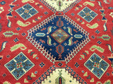 Pakistani Rug Hand Knotted Oriental Rug Fine Pakistan Kazak Large Oriental Rug 8'1X9'7