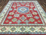 Pakistani Rug Hand Knotted Oriental Rug Fine Pakistan Kazak Large Oriental Rug 8'x10'1