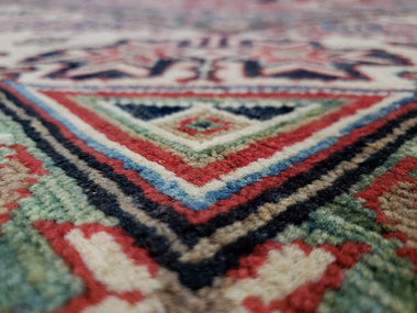 Pakistani Rug Hand Knotted Oriental Rug Fine Pakistan Kazak Large Oriental Rug 8'X10'2