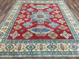 Pakistani Rug Hand Knotted Oriental Rug Fine Pakistan Kazak Large Oriental Rug 8'X9'5