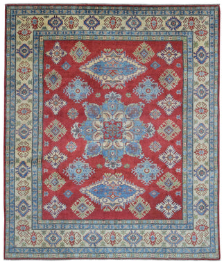Pakistani Rug Hand Knotted Oriental Rug Fine Pakistan Kazak Large Oriental Rug 8'X9'5