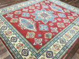 Pakistani Rug Hand Knotted Oriental Rug Fine Pakistan Kazak Large Oriental Rug 8'X9'5