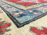 Pakistani Rug Hand Knotted Oriental Rug Fine Pakistan Kazak Large Oriental Rug 8'X9'5