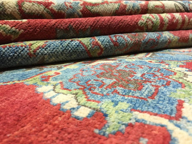 Pakistani Rug Hand Knotted Oriental Rug Fine Pakistan Kazak Large Oriental Rug 8'X9'5