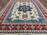 Pakistani Rug Hand Knotted Oriental Rug Fine Pakistan Kazak Large Oriental Rug 9'1x11'9