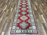 Pakistani Rug Hand Knotted Oriental Rug Fine Pakistan Kazak Oriental Runner Rug 2'8X8'7
