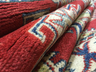 Pakistani Rug Hand Knotted Oriental Rug Fine Pakistan Kazak Oriental Runner Rug 2'8X8'7