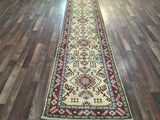 Pakistani Rug Hand Knotted Oriental Rug Fine Pakistan Kazak Runner Rug 2'6x10'2