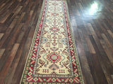 Pakistani Rug Hand Knotted Oriental Rug Fine Pakistan Kazak Runner Rug 2'6x10'2