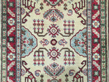 Pakistani Rug Hand Knotted Oriental Rug Fine Pakistan Kazak Runner Rug 2'6x10'2