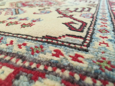 Pakistani Rug Hand Knotted Oriental Rug Fine Pakistan Kazak Runner Rug 2'6x10'2