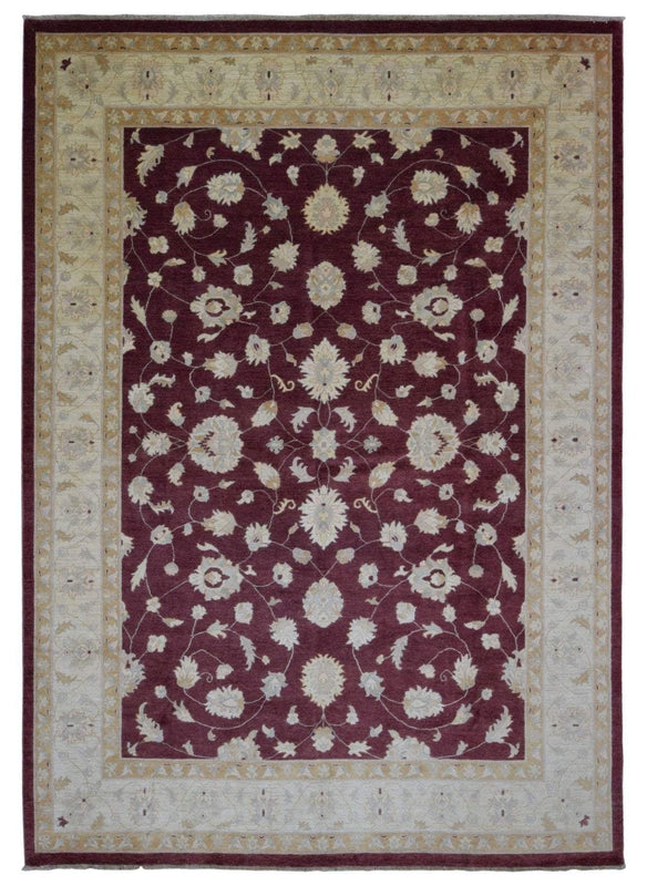 Pakistani Rug Hand Knotted Oriental Rug Fine Pakistan Peshawar Area Rug 10'X13'10