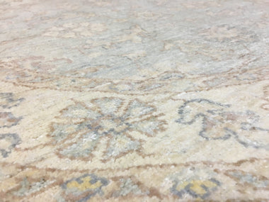 Pakistani Rug Hand Knotted Oriental Rug Fine Pakistan Peshawar Area Rug 4'X4'