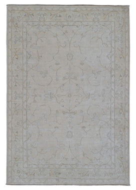 Pakistani Rug Hand Knotted Oriental Rug Fine Pakistan Peshawar Area Rug 6'X8'9