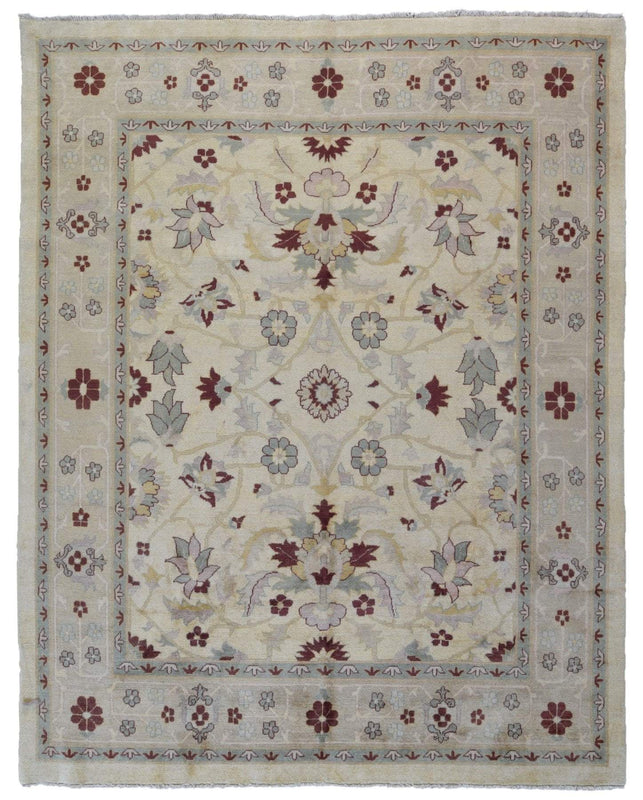 Pakistani Rug Hand Knotted Oriental Rug Fine Pakistan Peshawar Area Rug 7'3X8'10