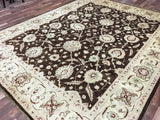 Pakistani Rug Hand Knotted Oriental Rug Fine Pakistan Peshawar Area Rug 8'x10'