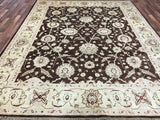 Pakistani Rug Hand Knotted Oriental Rug Fine Pakistan Peshawar Area Rug 8'x10'