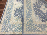 Pakistani Rug Hand Knotted Oriental Rug Fine Pakistan Peshawar Large Area Rug 8'10x11'6