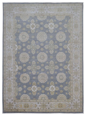 Pakistani Rug Hand Knotted Oriental Rug Fine Pakistan Peshawar Large Area Rug 8'10X12'