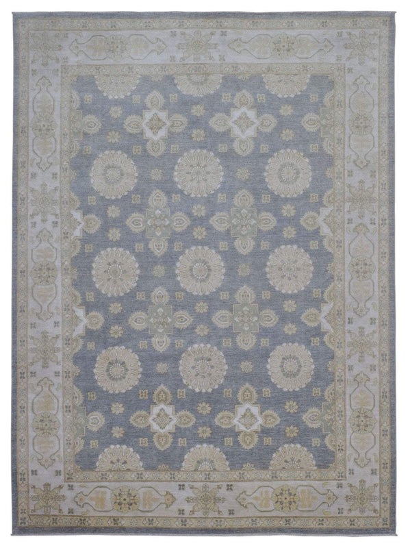 Pakistani Rug Hand Knotted Oriental Rug Fine Pakistan Peshawar Large Area Rug 8'10X12'