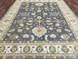 Pakistani Rug Hand Knotted Oriental Rug Fine Pakistan Peshawar Large Area Rug 9'8x12'4