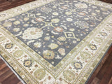 Pakistani Rug Hand Knotted Oriental Rug Fine Pakistan Peshawar Large Area Rug 9'8x12'4