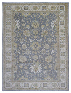 Pakistani Rug Hand Knotted Oriental Rug Fine Pakistan Peshawar Large Area Rug 9'X11'7