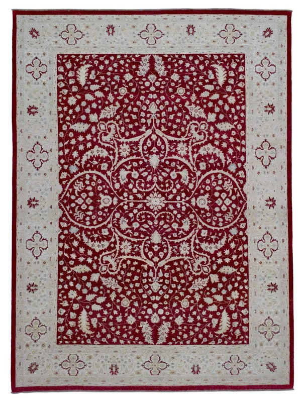 Pakistani Rug Hand Knotted Oriental Rug Fine Pakistan Peshawar Large Area Rug 9'X12'7