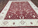 Pakistani Rug Hand Knotted Oriental Rug Fine Pakistan Peshawar Large Area Rug 9'X12'7