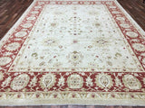 Pakistani Rug Hand Knotted Oriental Rug Fine Pakistan Peshawar Large Oriental Rug 9'2X12'2