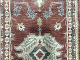 Pakistani Rug Hand Knotted Oriental Rug Fine Pakistan Peshawar Long Runner Rug 2'6X9'9
