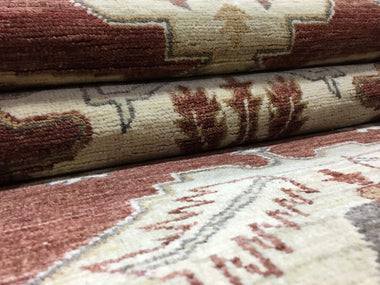 Pakistani Rug Hand Knotted Oriental Rug Fine Pakistan Peshawar Long Runner Rug 2'6X9'9