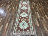 Pakistani Rug Hand Knotted Oriental Rug Fine Pakistan Peshawar Long Runner Rug 2'6X9'9