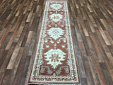 Pakistani Rug Hand Knotted Oriental Rug Fine Pakistan Peshawar Long Runner Rug 2'6X9'9
