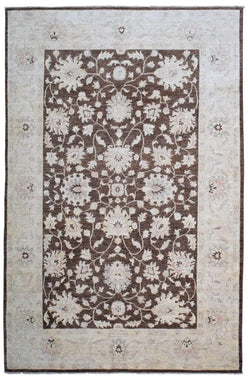 Pakistani Rug Hand Knotted Oriental Rug Fine Pakistan Peshawar Rug 5'9 x 8'1