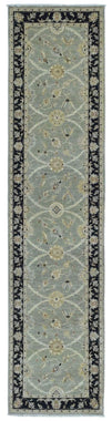 Pakistani Rug Hand Knotted Oriental Rug Fine Pakistan Peshawar Runner Rug 2'5X11'4